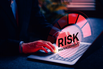Cybersecurity Risk Management Strategies for Businesses Office Environment Visual Content Corporate Perspective Navigating Today's Digital Threat Landscape