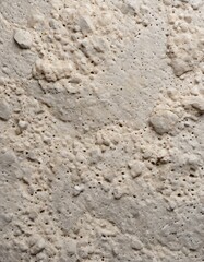 Pale Ivory Pitted Granite Surface with Soft Erosion Texture