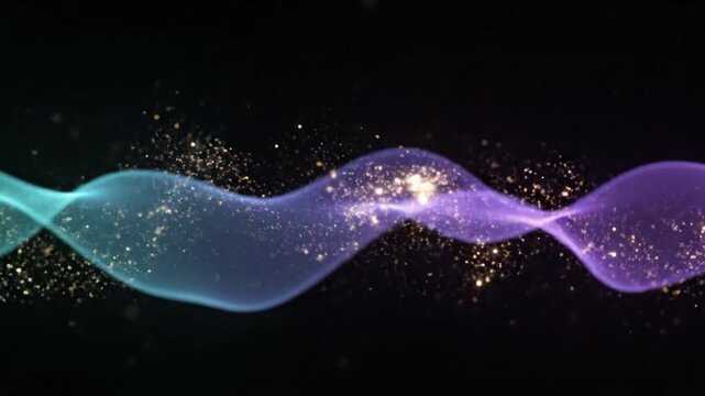 abstract background with glowing lights