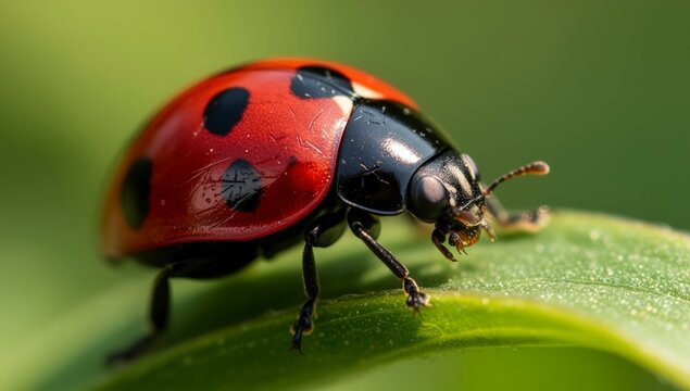 catarina, insecto, bicho, naturaleza, escarabajo, macro, hojas, rojo, animal, c&eacute;sped, primavera, close-up, verano, f&aacute;brica, negro, huerta, se&ntilde;ora, bragueta, miniatura, beldad, biolog&iacute;a, manchado, aisl