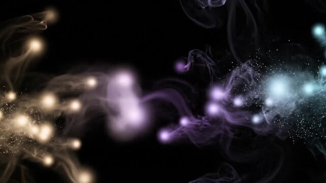 abstract background with particles
