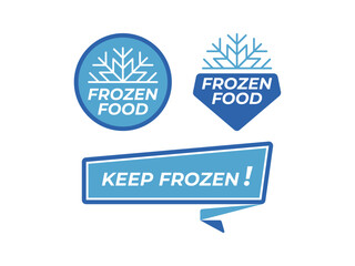 Three images each related to keeping food frozen.