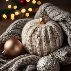 christmas decorations on a white background