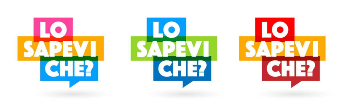 Lo sapevi che ?