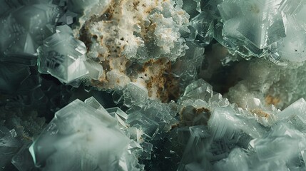 Crystal Formation: The intricate patterns and ethereal hues of natural crystal formations, revealing a world of mineral beauty and geological wonder.