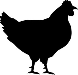 chicken silhouette  © maridownload