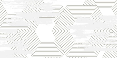 Geometric lines seamless pattern. Golden vector texture with thin diagonal stripes, lines, chevron, zigzag. Abstract gold and white graphic background. Luxury linear ornament. vector