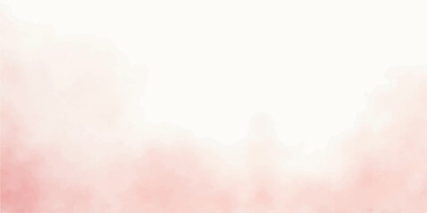 Fototapeta premium Beautiful abstract watercolor background featuring a colorful sky with light blue clouds and vintage paper texture