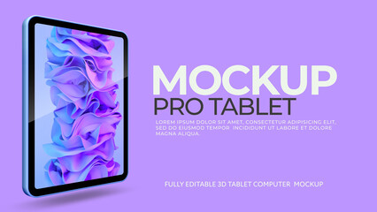 Tablet computers Mockup