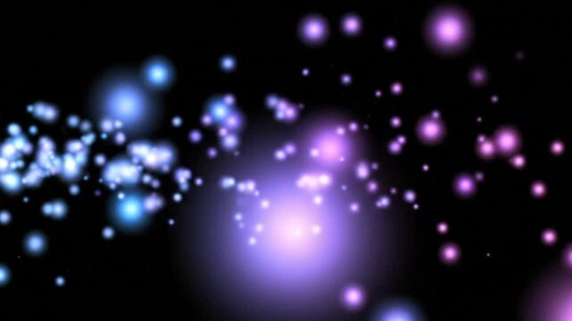 abstract blue background with particles