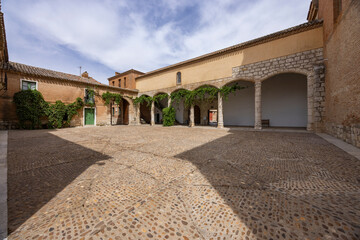 Naklejka premium Hacienda courtyard in Tordesillas, Castilla and Leon, Spain