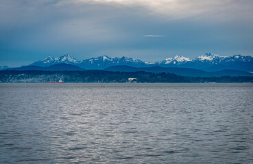 Mountains And Puget Sound 4