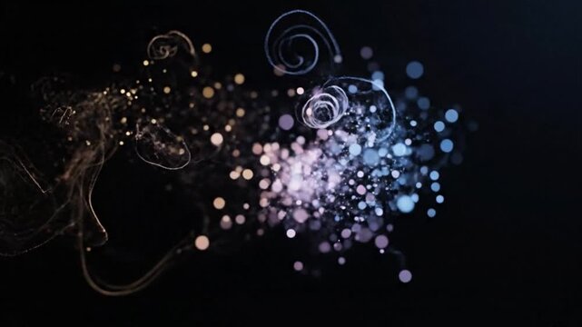 abstract background of colorful lights