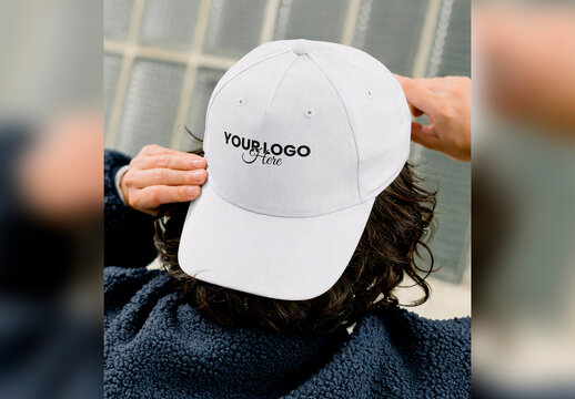 Wearing Cap Backwards Mockup