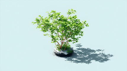 simple photo of classic green plants or trees