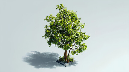 simple photo of classic green plants or trees