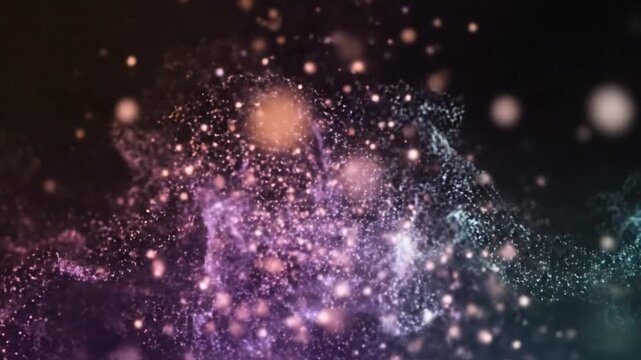 abstract background of colorful lights