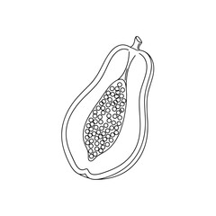vector illustration of an apple