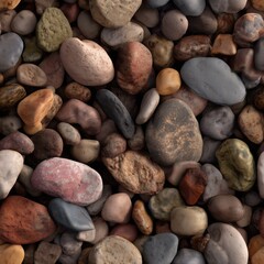 Pebble stone seamless texture background