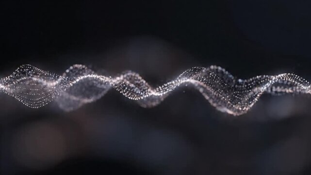 abstract background with particles