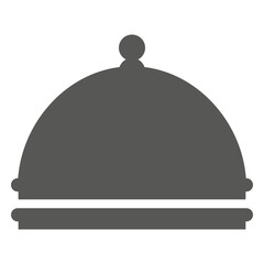 Fototapeta premium Cloche platter icon