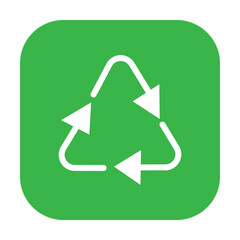 Obraz premium Recycle triangle.svg