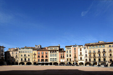 Fototapeta premium main square of Vic, province of Barcelona, â€‹â€‹Catalonia, Spain.