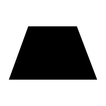 Trapezoid Black shape