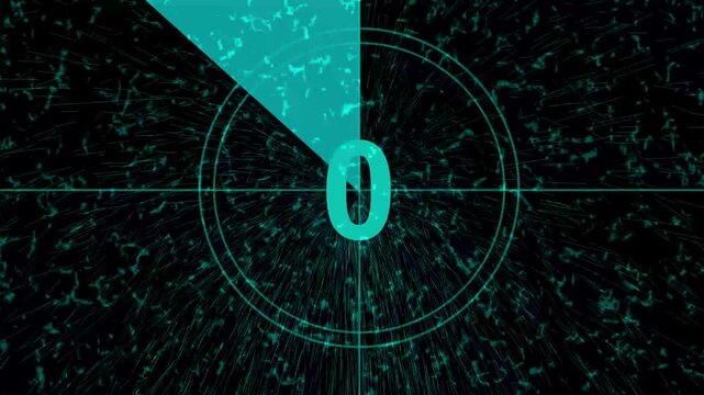 Countdown movie from 5 to 0 number.countdown Counting from 5 seconds.video anemation 4k video...