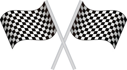 checkered flag vector