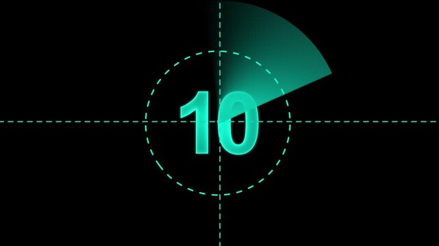 15Seconds Movie Countdown Animation Motion Graphics. countdown movie from 10 to 0 number old film timer count in grey e vintage video timer, best suitable for your cinema, movie or footage