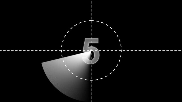 10 Seconds Movie Countdown Animation Motion Graphics. countdown movie from 10 to 0 number old film timer count in grey e vintage video timer, best suitable for your cinema, movie or footage