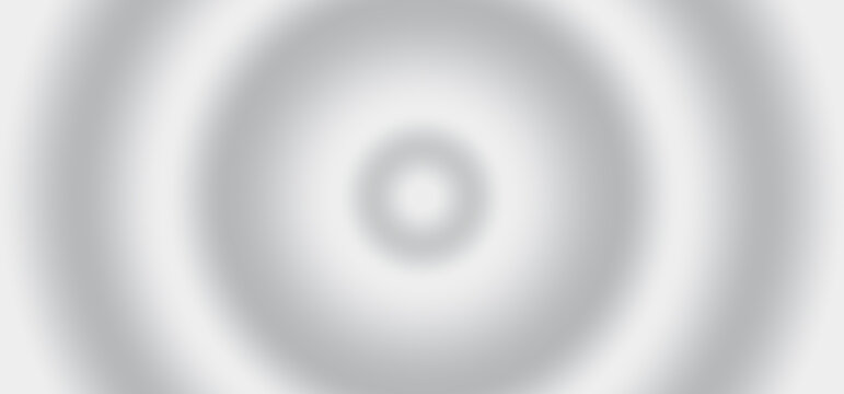 Abstract background featuring smooth, concentric circles creating a ripple effect with a soft gradient from light gray to white, ideal for minimalist design concepts.