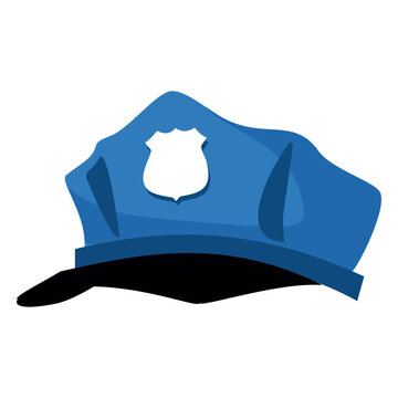 Police hat cartoon