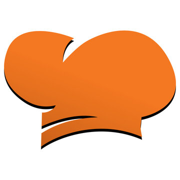 Chef hat fast food icon