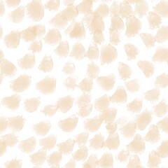 Seamless abstract textured pattern. Simple background orange, white. Circles, stains, dots. Digital brush strokes. Design for textile fabrics, wrapping paper, background, wallpaper, cover.