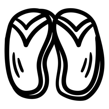 Slide shoes flip flops jandals stroke