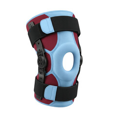 Athletic knee brace designed for protection and support during physical activities