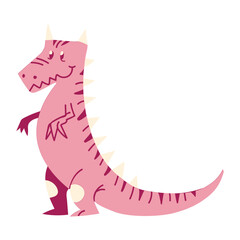 Dinosaur standing cartoon © Vexels