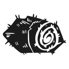 Farm hay bale single © Vexels