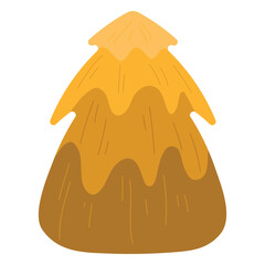 Farm hay pile icon © Vexels