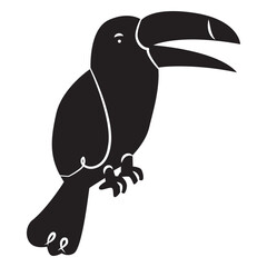 Simple toucan silhouette © Vexels