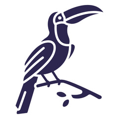 Toucan bird black © Vexels