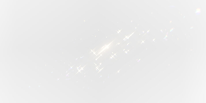 Blurred rainbow overlay effect. Light lens prism effect on transparent background. Holographic , crystal overlay.	