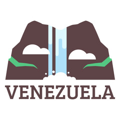 Angel falls venezuela flat