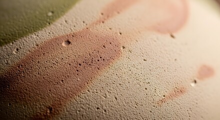 Fototapeta premium Macro Texture of Porous Ceramic Surface with Earthy Colors