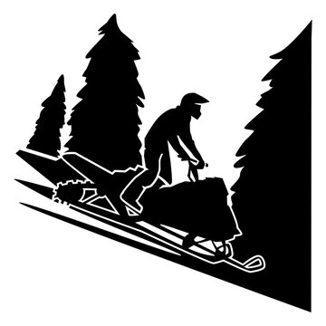 Snow mobile driving cut-out