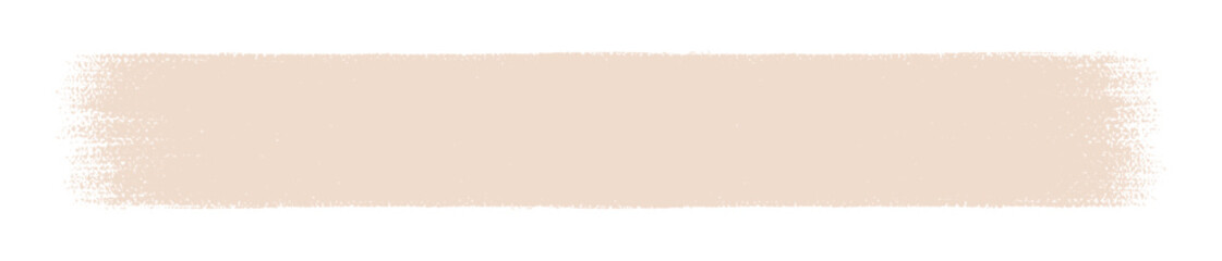 Obraz premium ラフな手書きの茶色い線 - ブラシでまっすぐに描いた太めのラインのシンプルなデザイン装飾パーツ素材