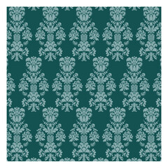 Vintage and stylish green wallpaper