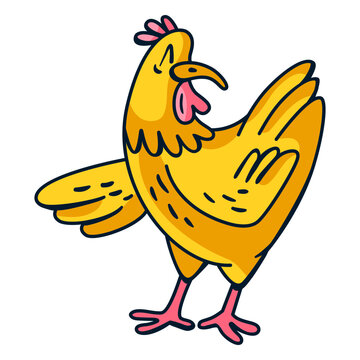 Chickens cartoon